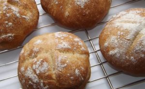 Crusty White Bread Rolls