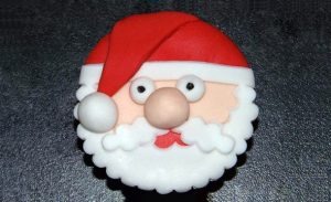 Father Christmas Cupcakes