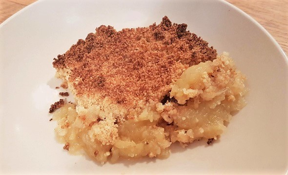 Sugar & Dairy Free Apple Crumble